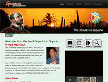 Tablet Screenshot of guyanajesuits.org